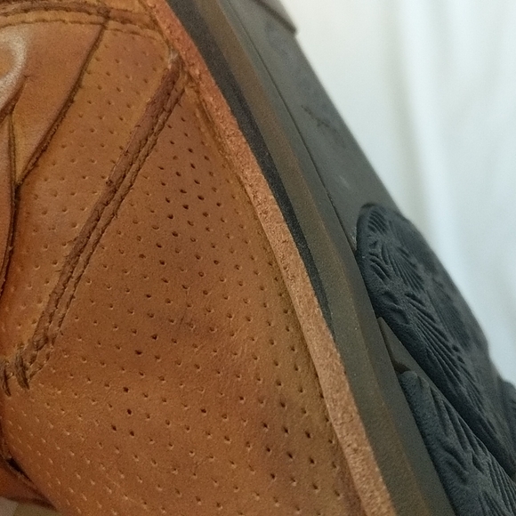 OluKai Tan Perforated Ankle Booties - Picture 11 of 12